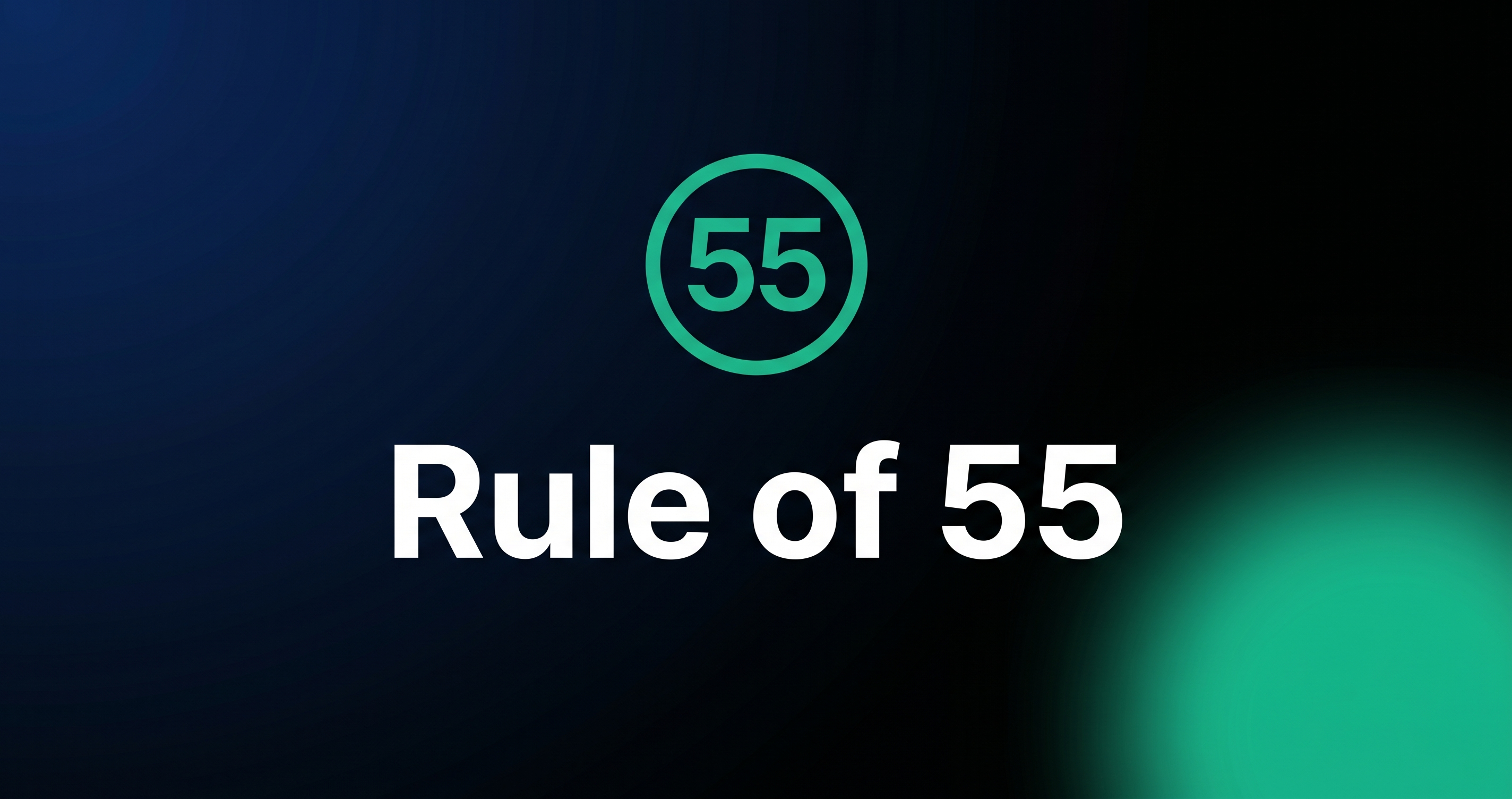 Rule of 55